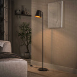 Floor lamps - Industrial floor lamp Sienna metal brown - Dimehouse