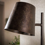 Floor lamps - Industrial floor lamp Sienna metal brown - Dimehouse