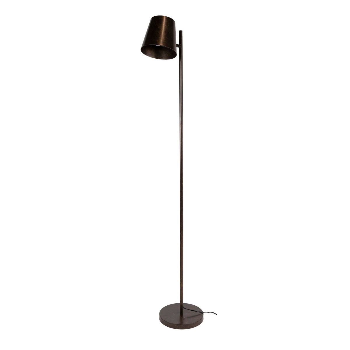 Floor lamps - Industrial floor lamp Sienna metal brown - Dimehouse