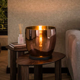 Floor lamps - Floor lamp Dain UP XL Copper-colored glass - Dimehouse