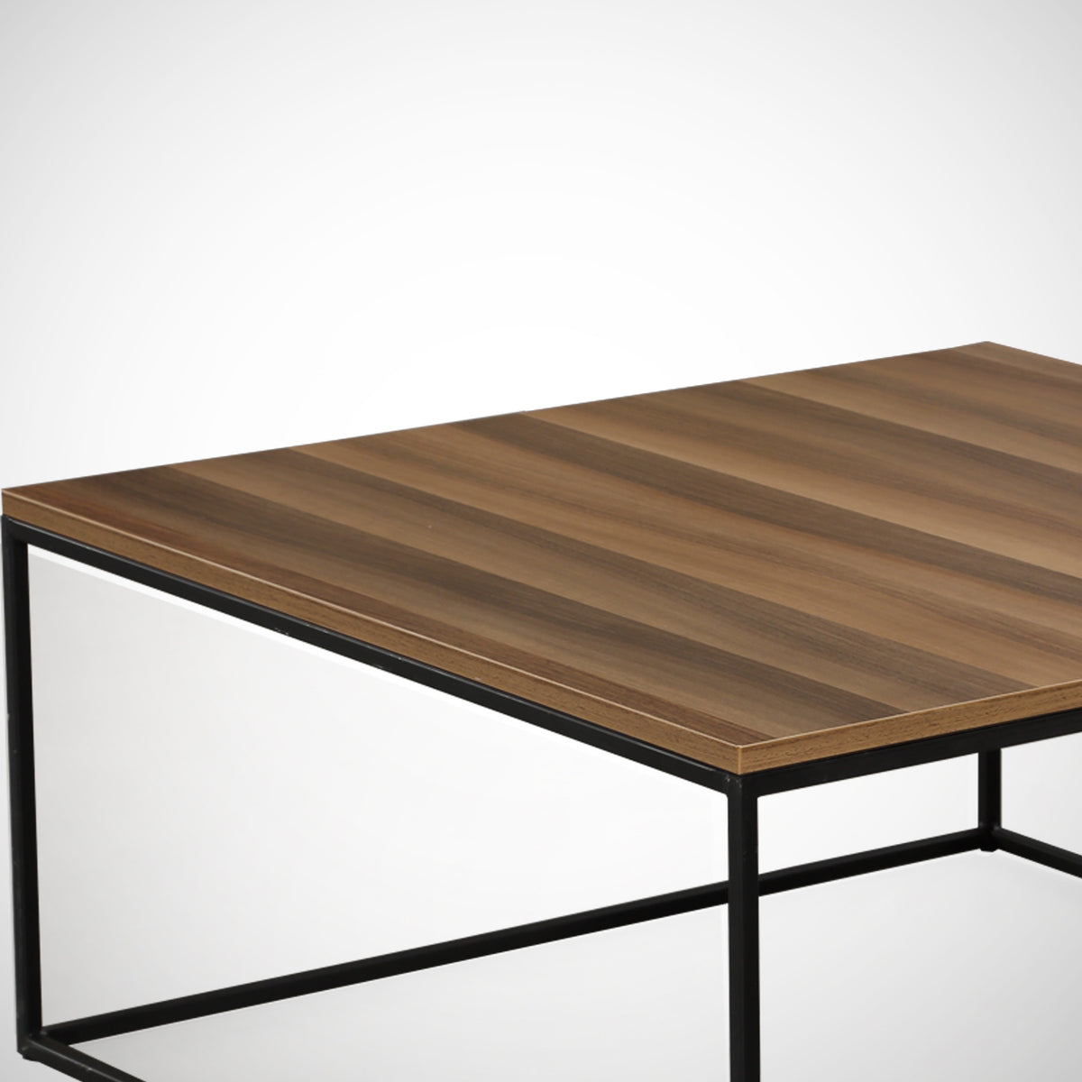 Coffee tables - Square coffee table Walnut - 75x75 cm - Pola - Dimehouse