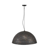 Hanging lamp Aya 70 DH Interior Brown LxWxH 73x73x46 Black brown White photo front view