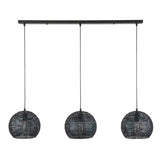 Hanging lamp Armoor DH Interior Brown LxWxH 111x35x29 Black brown White photo front view