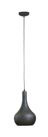 Hanging lamp Aya 1 Black-Brown DH Interior Brown LxWxH 46x28x27 Black brown White photo front view