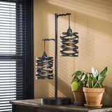 Table lamps - Industrial table lamp Spin Slate Gray 2 - light - Dimehouse