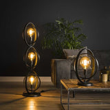 Table lamp Otan DH Interior Charcoal LxWxH 48x46x25 Metal Atmospheric photo diagonal front view