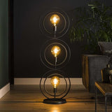 Floor lamp Otan DH Interior Charcoal LxWxH 128x45x36 Metal Atmosphere photo front view