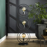 Floor lamp Otan DH Interior Charcoal LxWxH 128x45x36 Metal Atmosphere photo front view