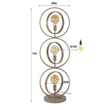 Floor lamps - Modern Floor Lamp Beige Otan 3 - lights - Dimehouse