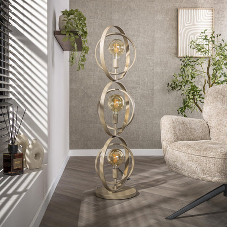 Floor lamps - Modern Floor Lamp Beige Otan 3 - lights - Dimehouse