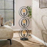 Floor lamps - Industrial floor lamp Otan metal 3 - lights - Dimehouse