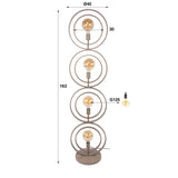 Floor lamps - Modern Floor Lamp Beige Otan 4 - lights - Dimehouse