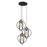 Hanging lamp Otan DH Interior Charcoal LxWxH 48x46x45 Metal White photo front view