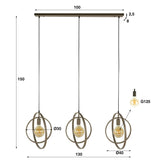 Hanging lamps - Modern Hanging Lamp Beige Otan 3 - lights - Dimehouse