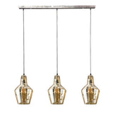 Hanging lamps - Industrial hanging lamp Dace 3 - light amber - Dimehouse