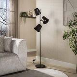 Floor lamps - Floor lamp 3 - light brown metal Carta - Dimehouse