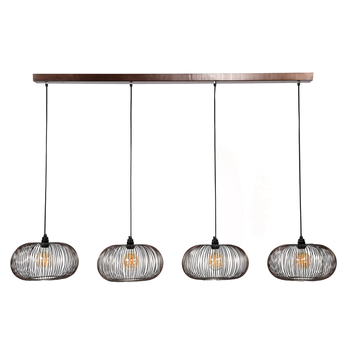 Hanging lamps - Industrial Hanging Lamp Jill 4 - lights - Dimehouse