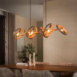Hanging lamps - Hanging lamp 6 - light beige metal round Otan - Dimehouse