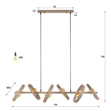 Hanging lamps - Hanging lamp 6 - light beige metal round Otan - Dimehouse