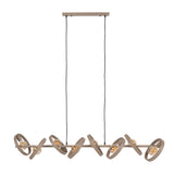 Hanging lamps - Hanging lamp 8 - light beige metal round Otan - Dimehouse