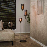 Floor Lamps - Modern Floor Lamp 3 - Light Stepped Sienna Brown - Dimehouse