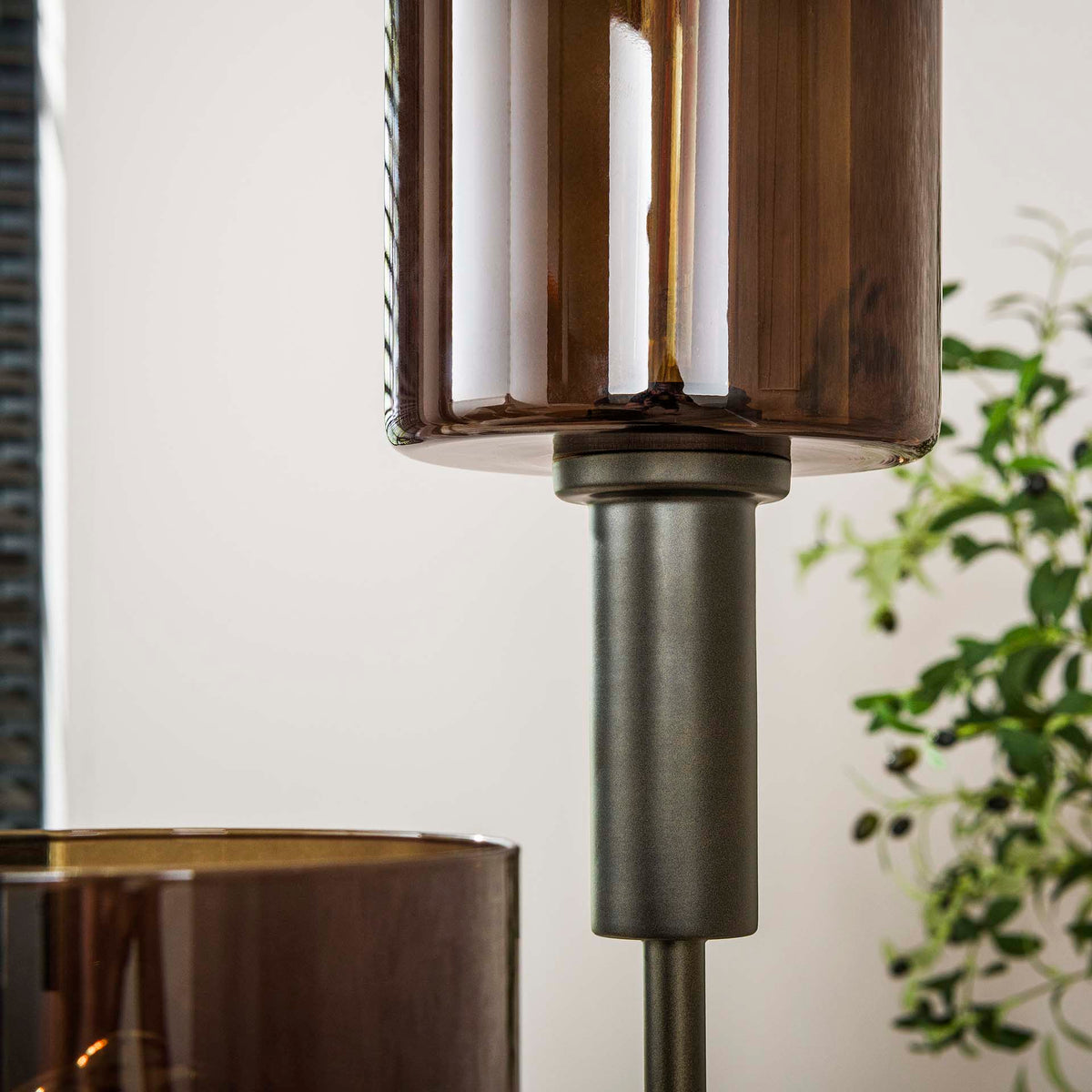 Floor Lamps - Modern Floor Lamp 3 - Light Stepped Sienna Brown - Dimehouse