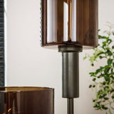 Floor Lamps - Modern Floor Lamp 3 - Light Stepped Sienna Brown - Dimehouse