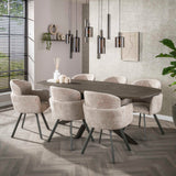 Hanging lamps - Modern Hanging Lamp Aureo 9 - light Sienna brown - Dimehouse