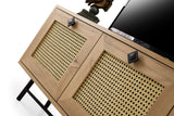 TV Furniture - Japandi TV Furniture Alcazar Oak Melamine 140x60x40 cm - Dimehouse