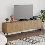 TV Furniture - TV Furniture Dune Oak Melamine 180x50x29.6 cm - Dimehouse