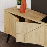 TV Furniture - TV Furniture Dune Oak Melamine 180x50x29.6 cm - Dimehouse