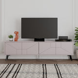 TV Furniture - TV Furniture Dune Mocha Melamine 180x50x29.6 cm - Dimehouse