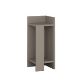 Bedside tables - Bedside table Right Elos Mocha Melamine 25x60x27 cm - Dimehouse