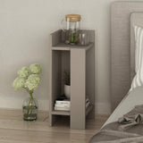 Bedside tables - Bedside table Left Elos Mocha Melamine 25x60x27 cm - Dimehouse