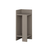 Bedside tables - Bedside table Left Elos Mocha Melamine 25x60x27 cm - Dimehouse