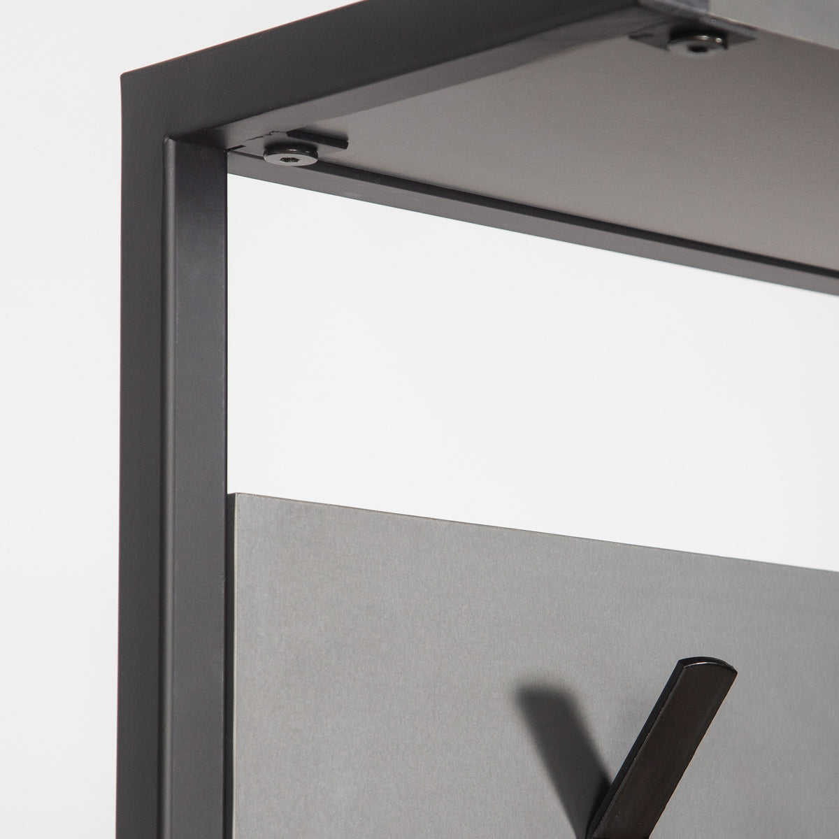 Coat Racks - Wardrobe Furniture Coat Rack Anthracite Melamine Novad - With Shelves - Dimehouse