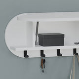 Coat racks - Coat rack White - Melamine - With compartment - Dimehouse
