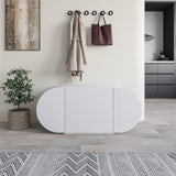 Shoe cabinets - Shoe cabinet Pozy Shoe Bench White Melamine 110x50x40.4 cm - Dimehouse
