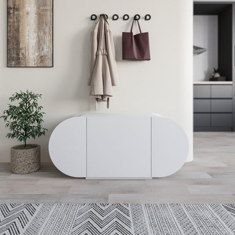 Shoe cabinets - Shoe cabinet Pozy Shoe Bench White Melamine 110x50x40.4 cm - Dimehouse