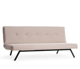 Sofa beds - Sofa bed Zoly Cream Fabric 3 - Seater - 180 cm - Without armrests - Zoly - Dimehouse