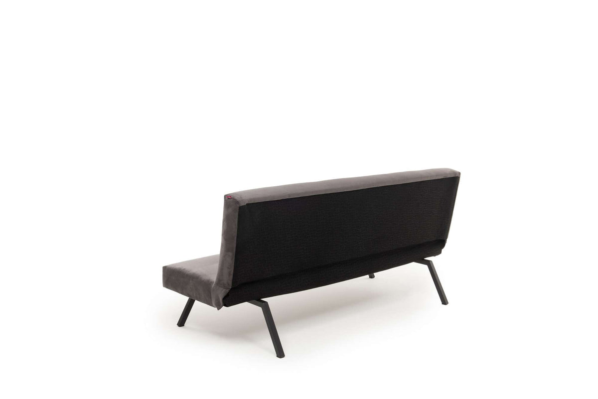 Sofa beds - Sofa bed Gray Fabric 3 - Seater - 180 cm - Without armrests - Zoly - Dimehouse