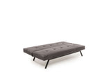 Sofa beds - Sofa bed Gray Fabric 3 - Seater - 180 cm - Without armrests - Zoly - Dimehouse