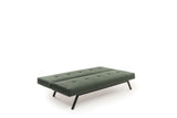 Sofa beds - Sofa bed Green Fabric 3 - Seater - 180 cm - Without armrests - Zoly - Dimehouse