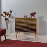 Chests of drawers - Chest of drawers Verybox Sonoma Oak Melamine 90x90x40 cm - Dimehouse