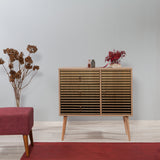 Chests of drawers - Chest of drawers Verybox Sonoma Oak Melamine 90x90x40 cm - Dimehouse