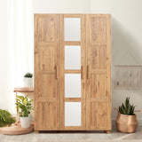 Wardrobes - Wardrobe Hedera Atlantic Pine Wood Melamine 120x189x48 cm - Dimehouse