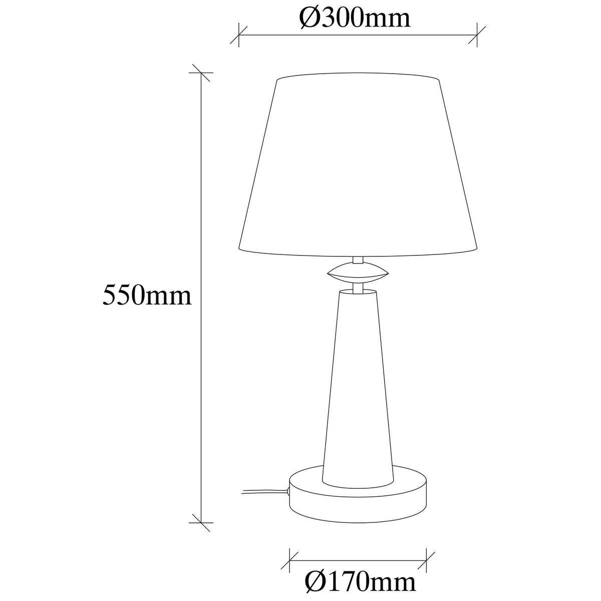 Table lamps - Table lamp Copper-colored Fabric Arboria - Dimehouse