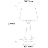 Table lamps - Table lamp Copper-colored Fabric Arboria - Dimehouse