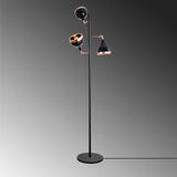 Floor lamps - Floor lamp 3 - lights Black Copper Metal Grip - Dimehouse