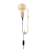 Wall lamps - Wall lamp Gold Metal Ashburn - Dimehouse